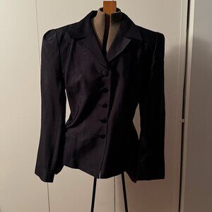 Escada Couture black short jacket very excelent condion great dress up or down